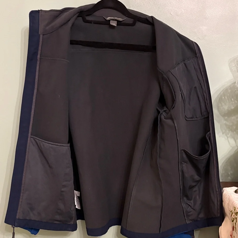 Eddie Bauer Performance Jacket Men’s XL Blue Two Tone Lightweight Outdoor - Picture 5 of 5